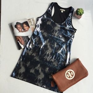 Andrea Behar Allover Sequin Dress